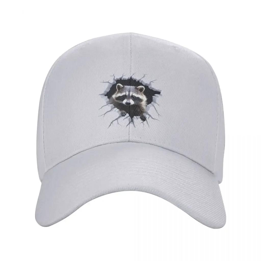 Personalized Funny Raccoon Baseball Cap Sports Women Unisexs Adjustable Dad Hat Spring Snapback Caps