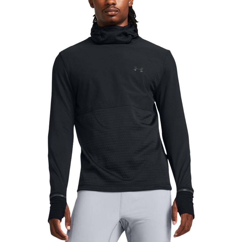 Under Armour Ua Qualifier Coldgear Huvtröja Herr Toppar Svart 1379306-001