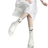Cotton Booties Socks Cute 3D Panda Doll Crew Socks Cartoon Ankle Socks Casual Calf Socks Student Girls Middle Tube Socks