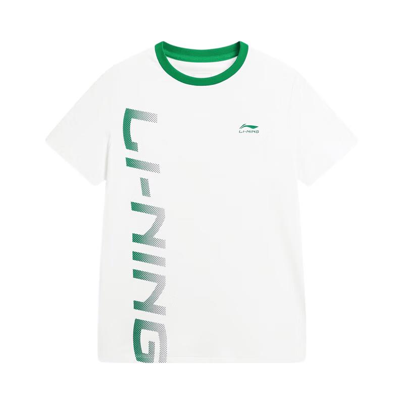 Быстросохнущая футболка Li-Ning для молодежи, унисекс XS белый