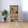 VidaXL Bookcase/Buffet Sonoma Oak 66 X 30 X 130 Cm Chipboard