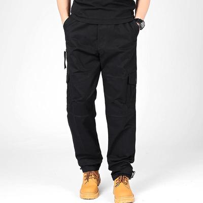 Herren Multi-Pocket Straight Casual Outdoor-Hose für Herbst und Winter