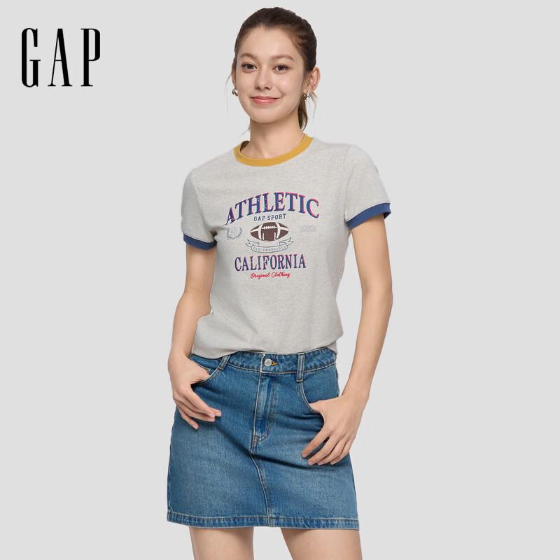 GAP Women s Logo Print Short Sleeve T-Shirt 175/96A