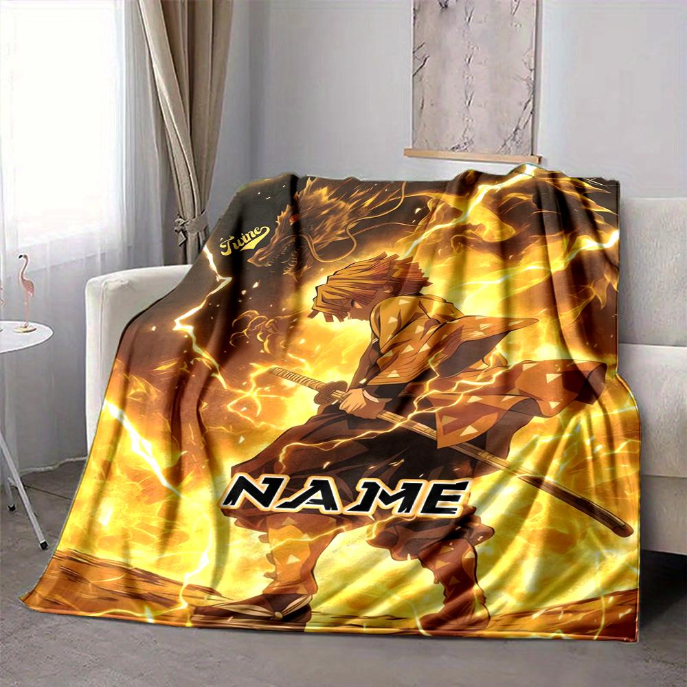 Custom 1pc Night Market Adventure Blanket, Soft And Comfortable Blanket, Casual Warm, Camping Travel Blanket, Birthday Gift Q91227