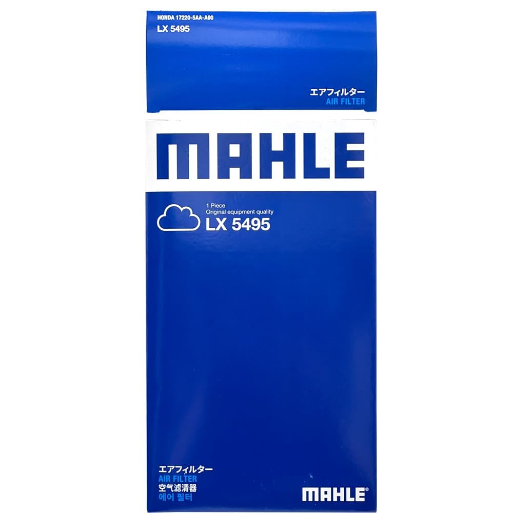 Honda Mahle LX5495 Air Filter (Part Number 17220-5AA-A00) for CR-V/Civic (RW1, RW2, FC1, FK7) - Manufactured by OEM Filter Manufacturer