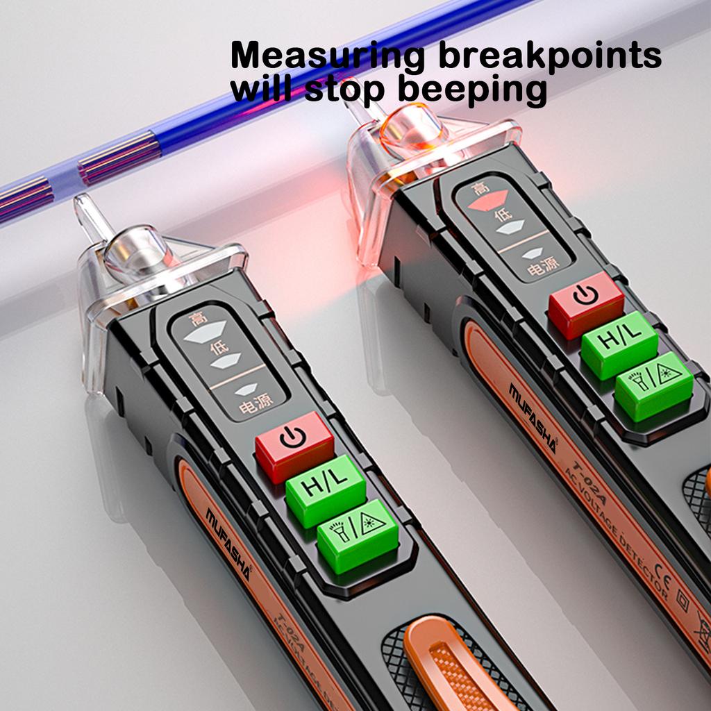 AC High Voltage Tester Non-Contact Pen Type Circuit Detector LED Light 12-1000V Auto Range Factory Prices