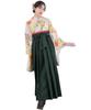 [KYOETSU] Hakama Set – Easy-to-Wear 5-Piece Set (Kimono, Hakama, Under-kimono/Juban, Hakama Sash, Waist Cord) – Size L