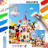 Castle Building Oil Paint Digital Painting Art Kit FillIn Painting Home Decor
