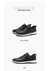 Red Dragonfly Men's Black Leather Waterproof Sports Casual Shoes - Spring/Summer Collection.