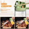2-in-1 Glass Oil Dispenser Bottle with Spray & Pour System - Heavy-Duty Glass Suitable for Air Fryer, Salad Dressing