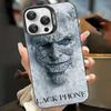 Horror Movie The B-Black P-Phone Phone Case For IPhone 17 16 15 14 13 12 11 Pro Max Plus Color Silver Cover