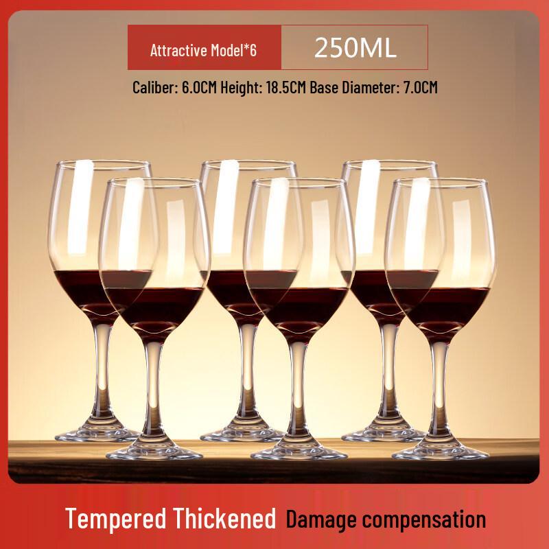 ZISIZ European Style Wine Glass Set