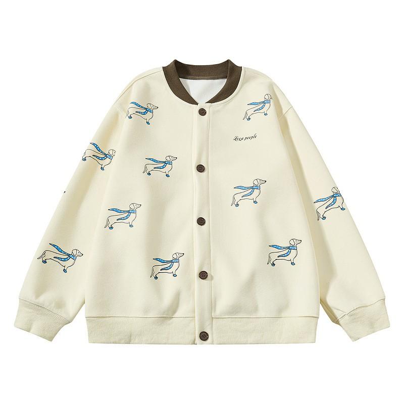Unisex Oversized Cotton Knit Cardigan Jacket