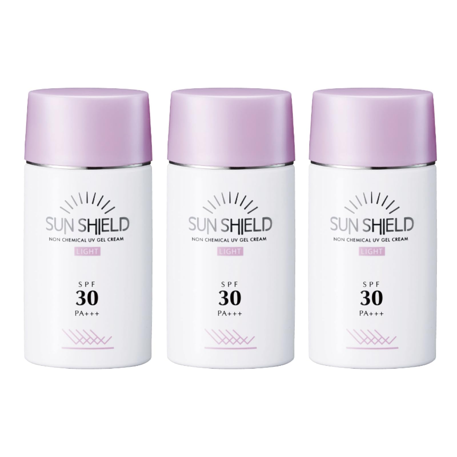 

of Lacinthia Sunshield Gel bonus included [Set 3] - - (Light) - SPF30-55ml +