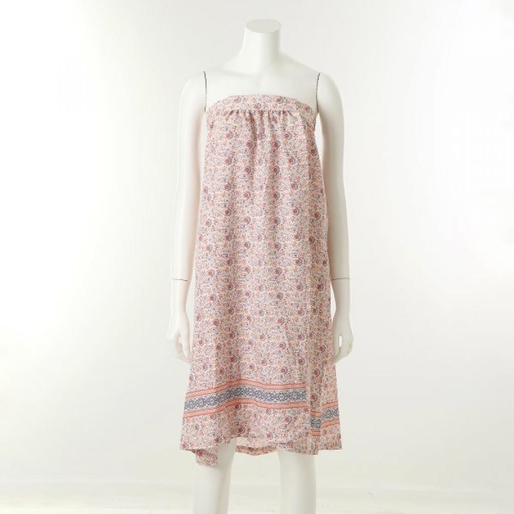 Wacoal Rayon Border Paisley Print Shower Gown Wgn380wl 85