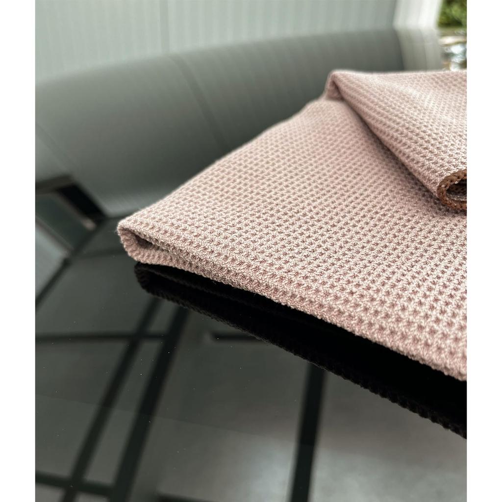 Smooth Operator Premium Microfiber Glass Wiping Waffle Super Car Wash Vision Bright X Cloth, Fabric, Absorbent, Towel, (60cm 40cm) SE-VB-WF01