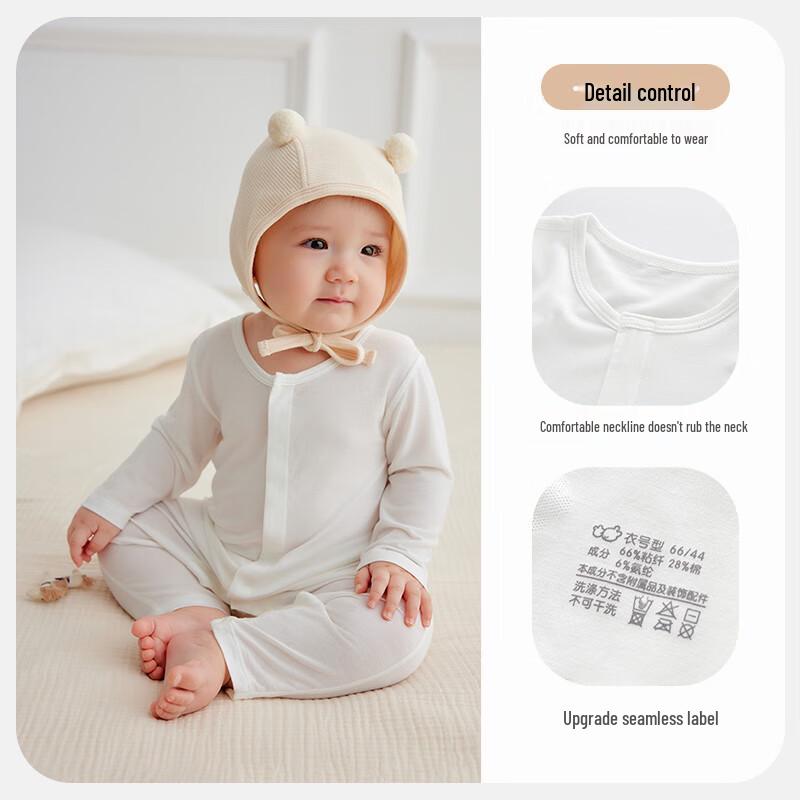 RABBIT Baby Summer Mesh Long-Sleeve Bodysuit