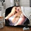 Golden Hair Dreamscape Blanket Soft Throw Blanket For Home Bedroom Bed Sofa Travel Office Solid Christmas Blanket