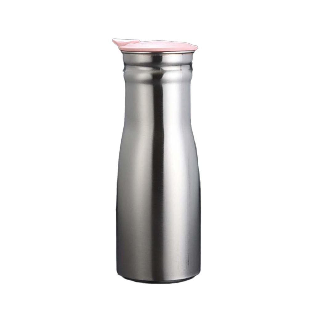 Stainless Steel Water Jug 1.0L Large Capacity Teapot Mix Drinks Juice Jar Water Pitcher for Tea Milk Lemonade Coffee Restaurant