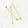 Men's Gold Rhinestone Lapel Pin Shirt Collar Accessory