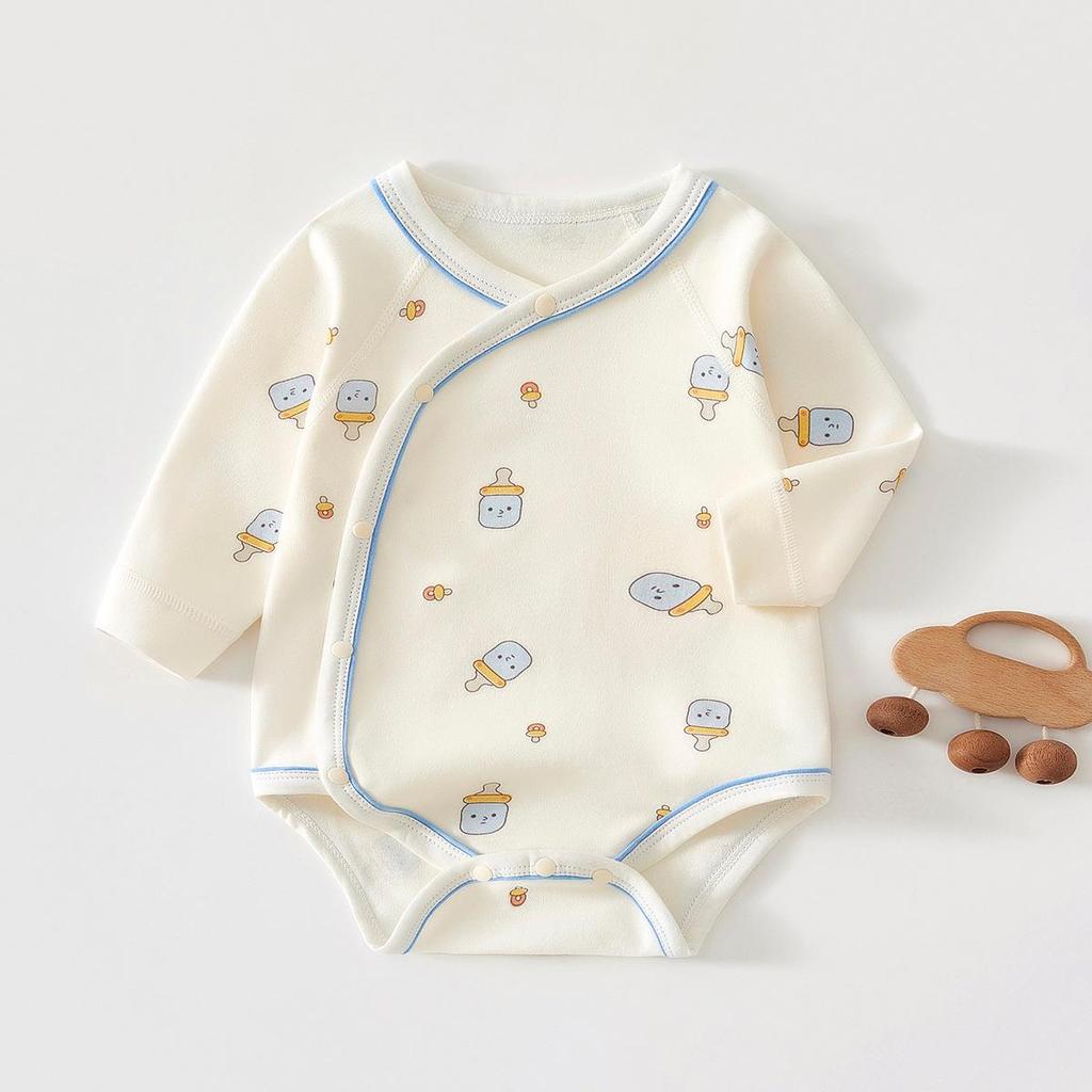 Pure Cotton Long Sleeve Infant Romper - Spring, Autumn & Winter Bodysuit