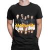Marillion Mitglieder Vor Nach Lustige Grafik 100% Baumwolle T-Shirt Marillion Oberteile T-Shirts Für Männer