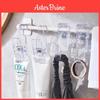 Transparent Towel And Clothing Hanging Clips With Nonfolding Design For Bathroom And Bedroom
