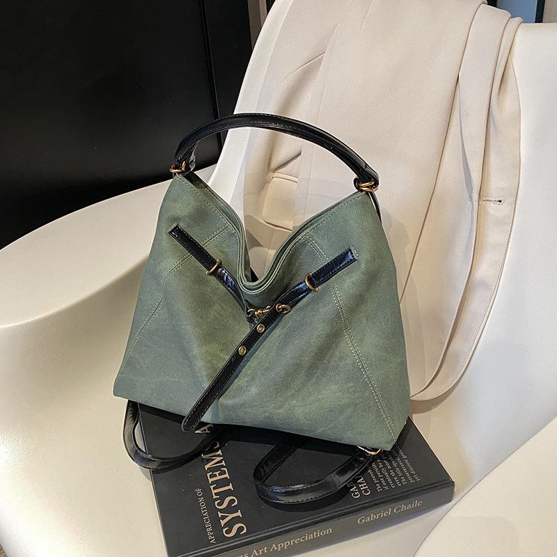 Autumn and Winter Retro Large-capacity Bag Women's New High-end Single Shoulder Crossbody Tote Bag Backpack