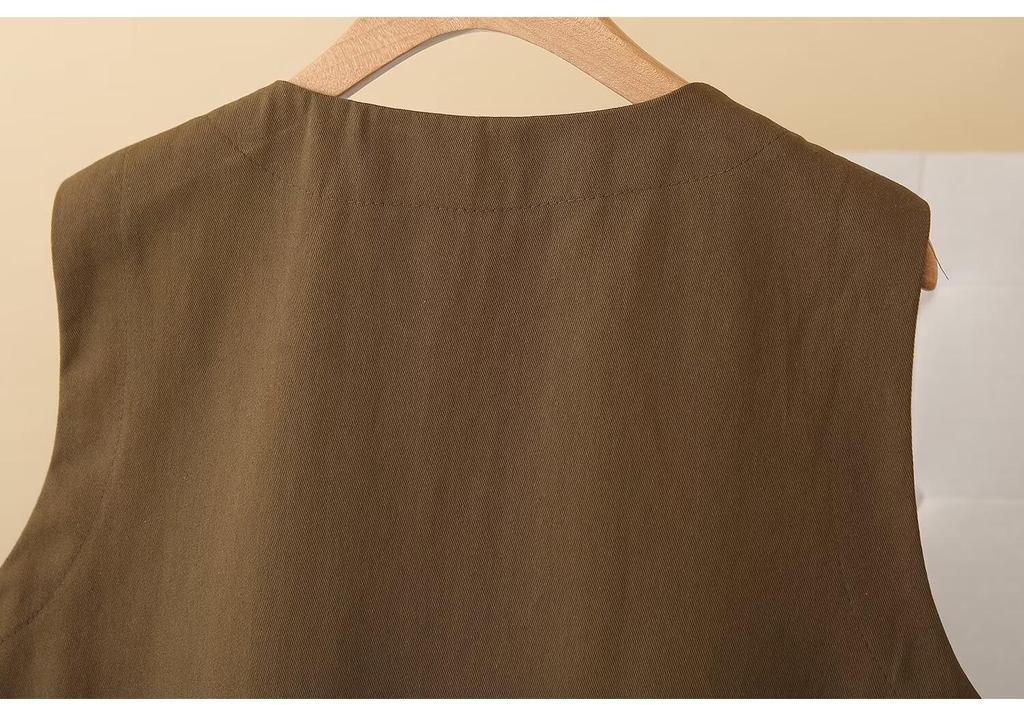 Plus Size Women's Slimming Vest Jacket 2026 - Trendy Casual Layering Shoulder Cape Outerwear for Workwear