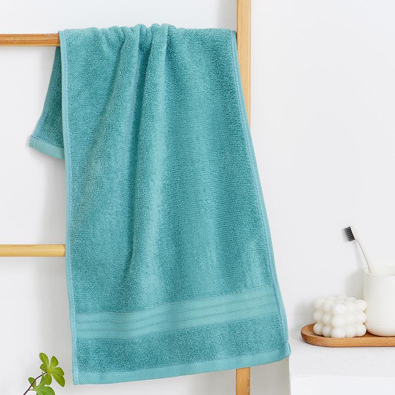 Pure Cotton Towel Home Adult Fine Cotton Wash Face Moisture-wicking Facial Towel Embroidered Gift Durable Durable Useful 35*75cm