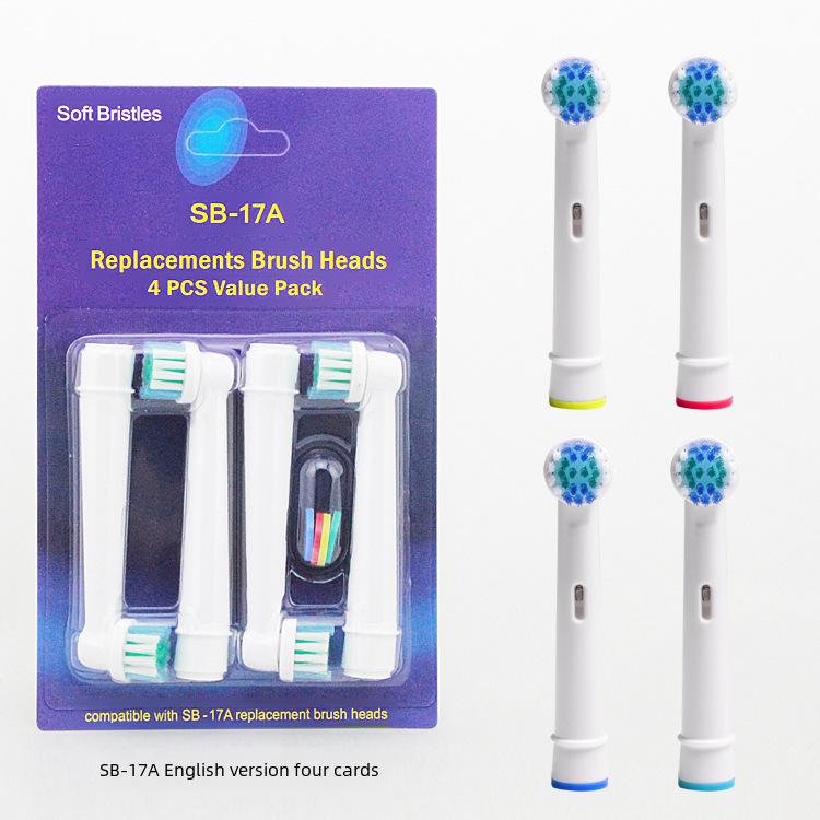 Tête de rechange compatible pour brosse à dents électrique Oral-B SB-17A
