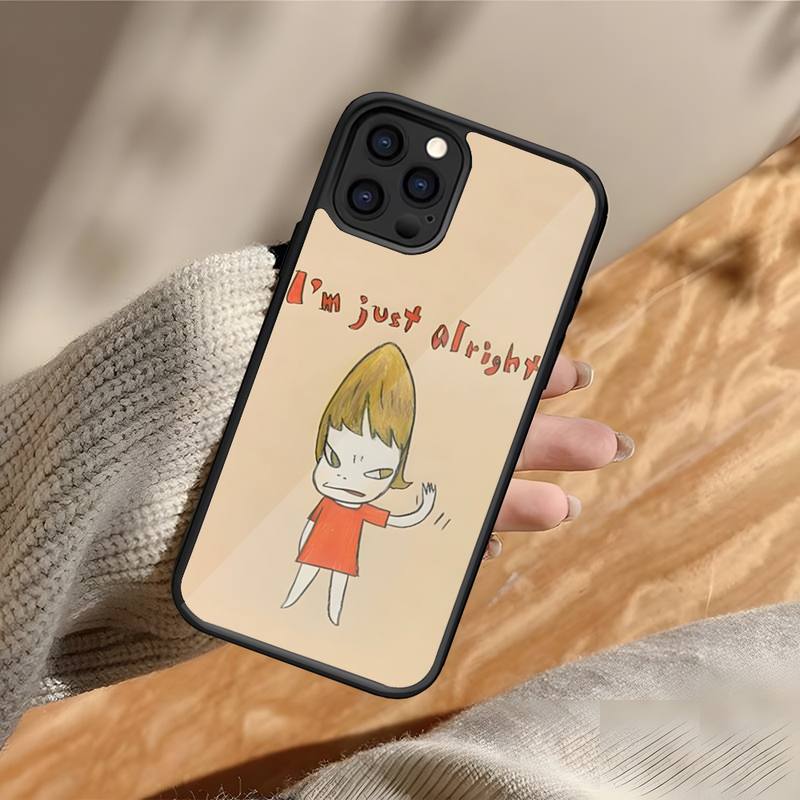 

Чехол для телефона Yoshitomo Nara ПК + ТПУ для Apple Iphone 12Pro 11 13 Mini Pro 6S 7 8 Plus X Xs Max XR противоударный корпус iphone 13Mini