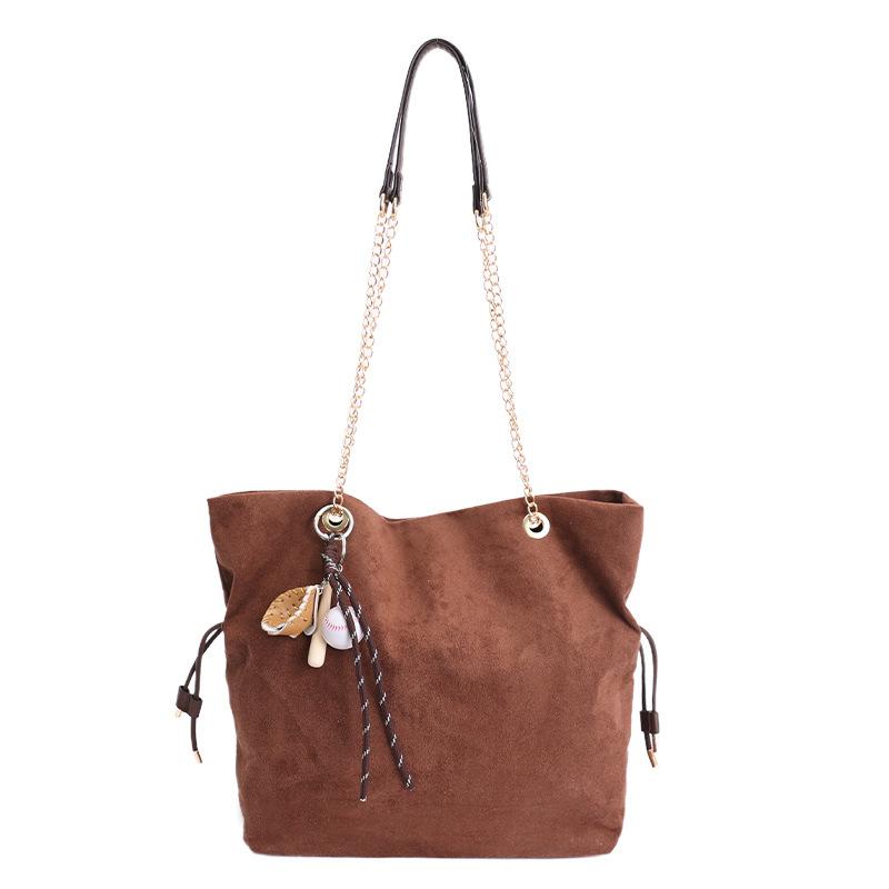 

Fashion chain tote bag women s bag new retro niche large-capacity shoulder bag casual messenger bag tide