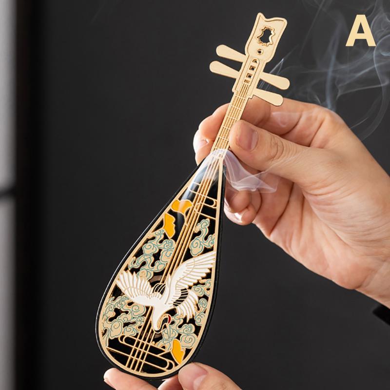 

Mini Buddhist Utensils Incense Burner Creative Painted Incense Censer Alloy Sandalwood Censer House Furnishings Decoration