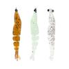 20pcs/box 4cm Length Luminous Shrimp Swimbaits Soft Silicone 0.45g Weight Glowing Fishing Lure Luminous Design Glowing Effect
