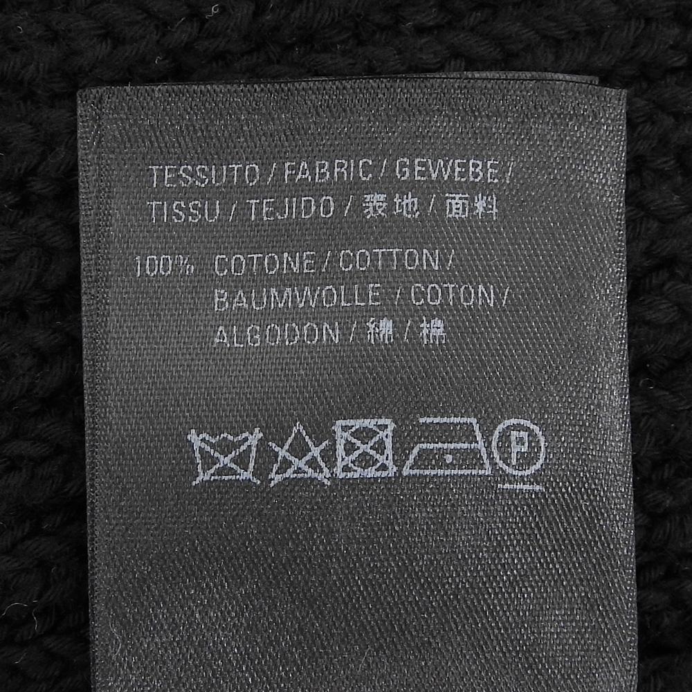 BALENCIAGA Cotton Turtleneck Cropped Knit Top, Women's, Black, XS, 682002, 2021 tops XS blackUsed