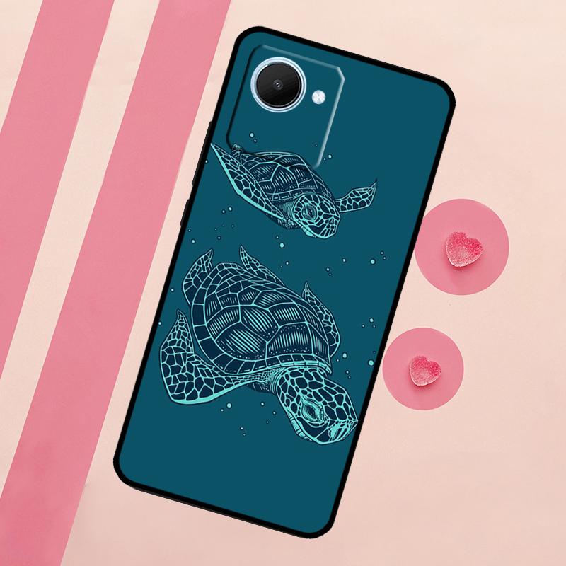 

Морская черепаха Для Realme C71 C55 C53 C67 C75 C61 C33 C63 C51 C65 10 11 12 13 14 15 Pro Plus GT7 Pro Чехол Realme C75 4G