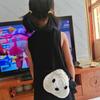 Adorable Cartoon Shoulder Bag For Kids Cute Knitted Animal Pattern Preschool Use