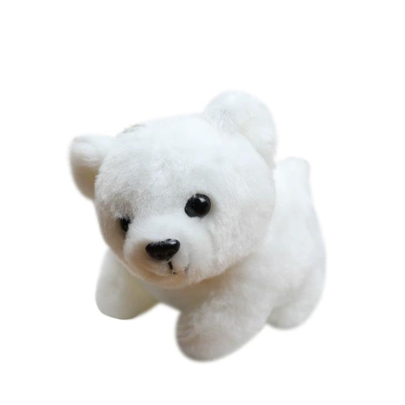Isbjørn Kostbar Plysj Nøkkelring Myk Hvit Bjørn Veske Ornament Barn For