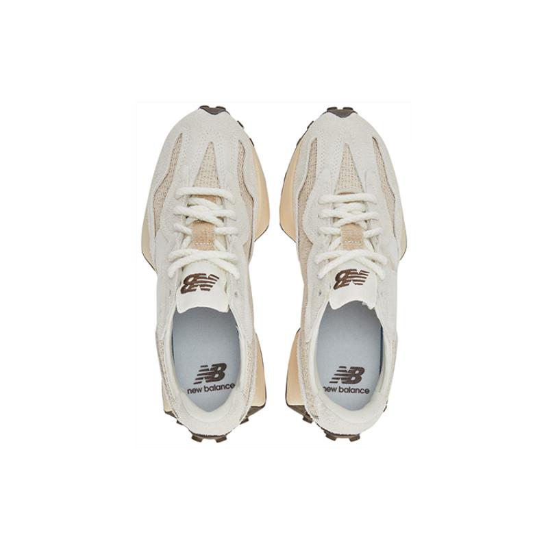 New Balance 327 Cream Brailed Sneakers U327WVA