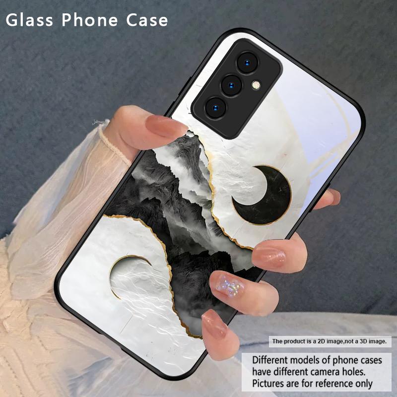 Snow Mountain Cluster For Samsung Galaxy A20 A20s 21s A22 A23 A24 A25 A26 A42 A90 A50 A55 52s A56 A70 A71 72 Glass Phone Case