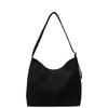 French Style Minimalist Shoulder Bag New Large Capacity Suede Tote Bag Vintage Versatile Handbag