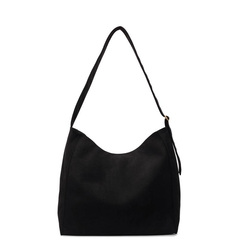 French Style Minimalist Shoulder Bag New Large Capacity Suede Tote Bag Vintage Versatile Handbag