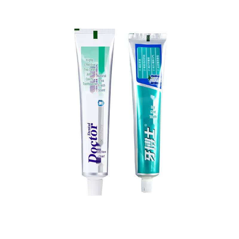 Dr. Tooth Cool Mint & Anti-Stain Toothpaste Duo