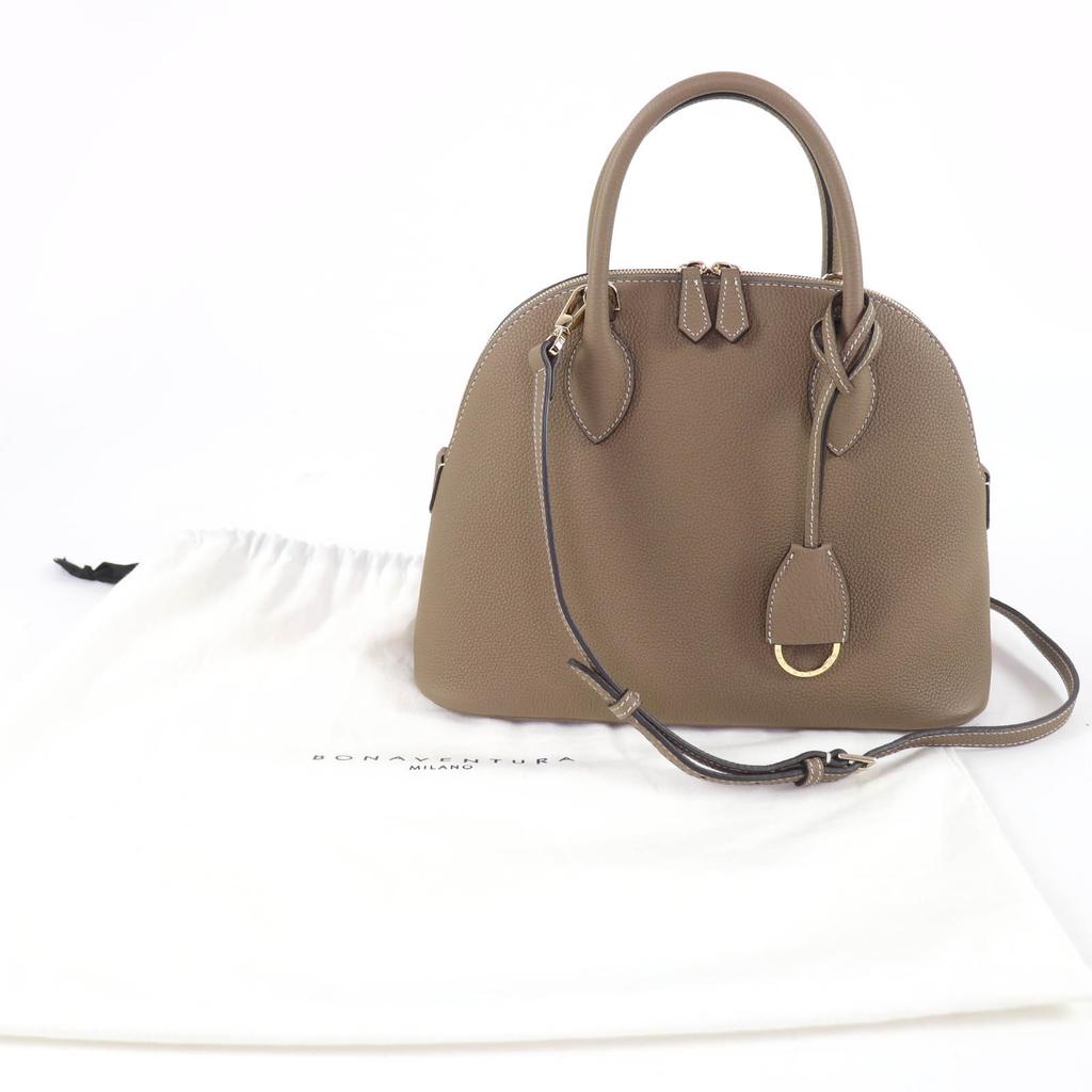 Excellent BONAVENTURA Shoulder Bag Emma, 28 2WAY handbag Etope shrink leather Used