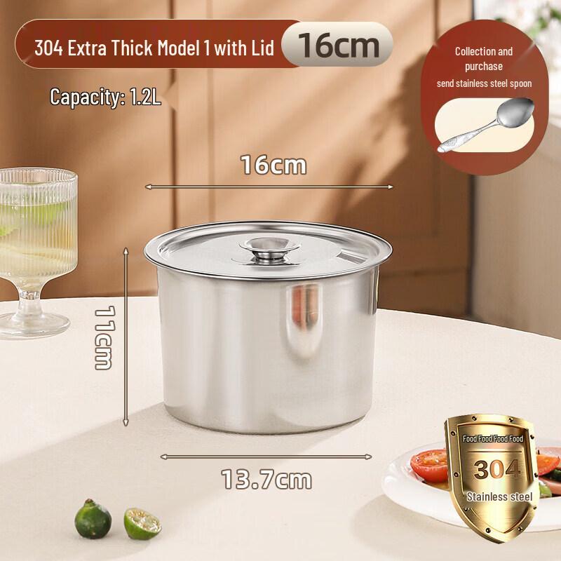 Qiwei 304 Stainless Steel Mixing Bowl with Lid