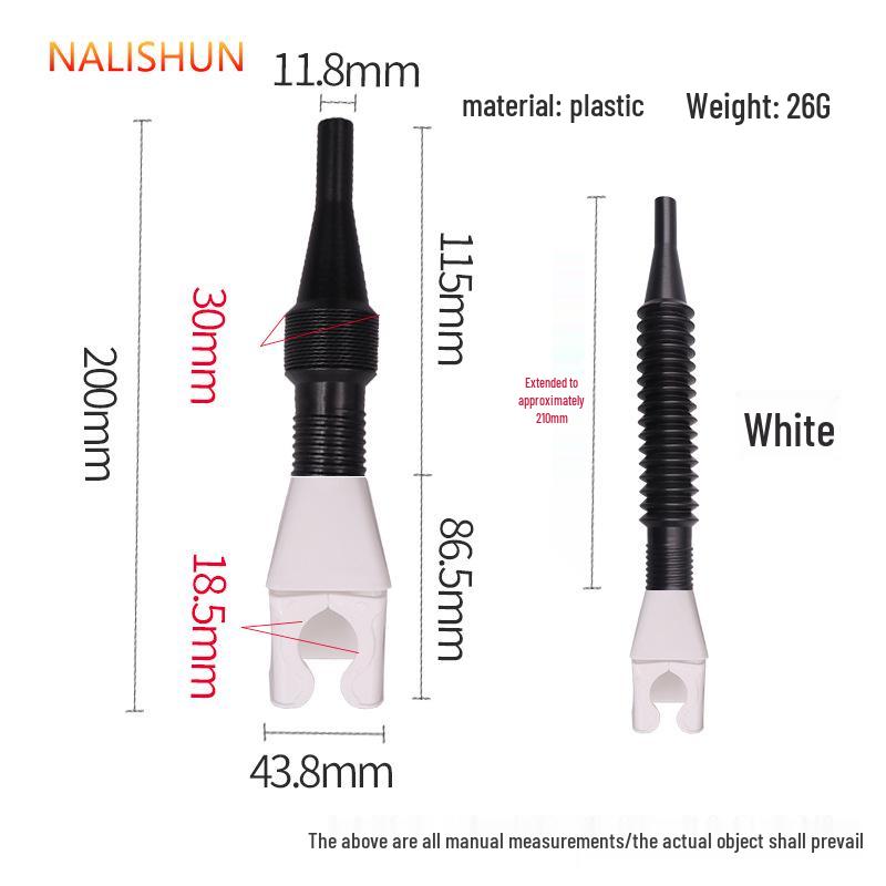 

Square Thickened Bayonet Buckle Oil Funnel - Convenient, No-Support Car Refueling Tool