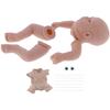 Soft Silicone Reborn Baby Doll Kits DIY Unpainted Toddler Infant Doll Parts Accessories