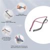 A71Z 6PCS Headgear CPAP For Resmed Airfit P10 Nasal Pillow CPAP Mask Straps 6 Elastic Straps & 12 Adjustment Clips