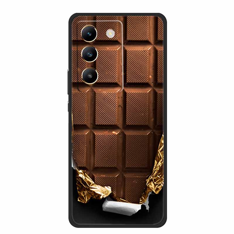 Phone Case For Vivo V30 Lite 4G Back Cover Case Shockproof Black Silicone Soft Funda For Vivo V30 Lite Case 6.67" V 30 Lite Capa
